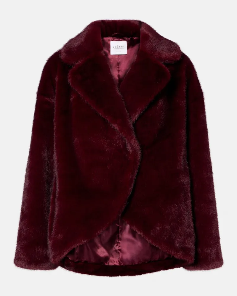 Velvet Jacke Carolyn Burgund