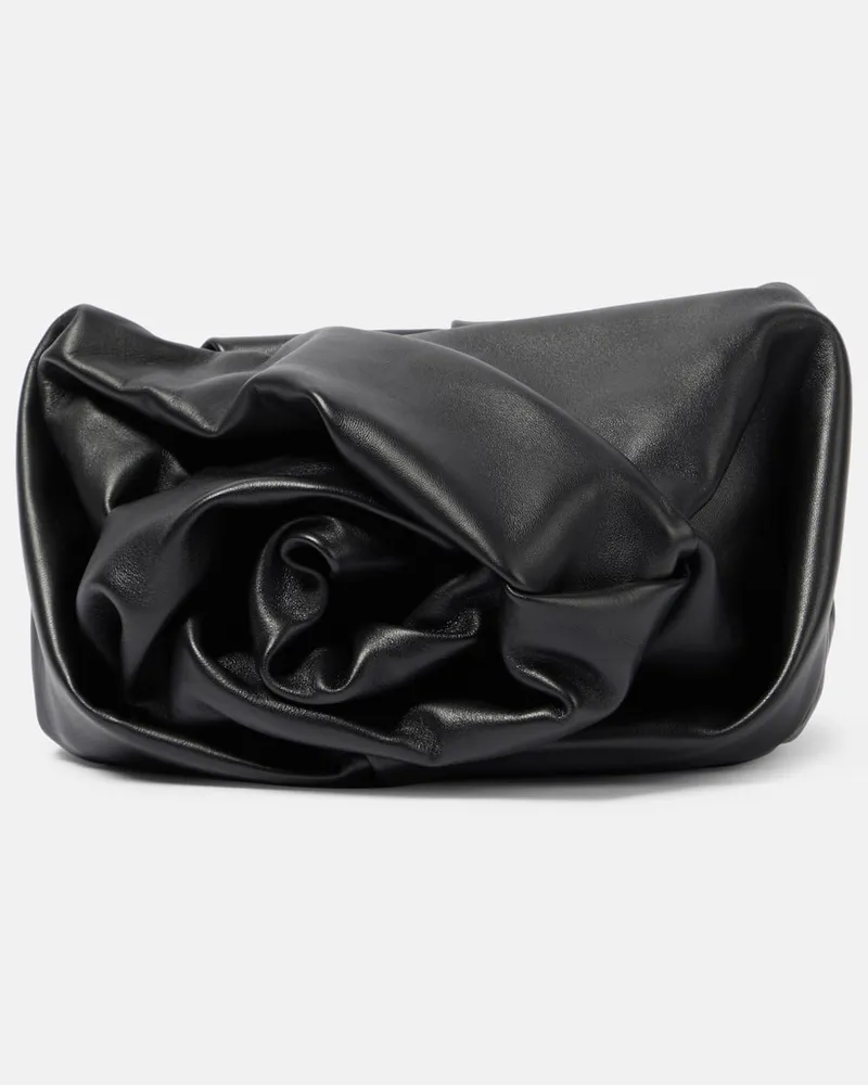 Burberry Clutch Rose aus Leder Schwarz