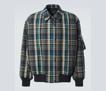 Comme des Garçons Homme Blouson aus Baumwolle und Leinen