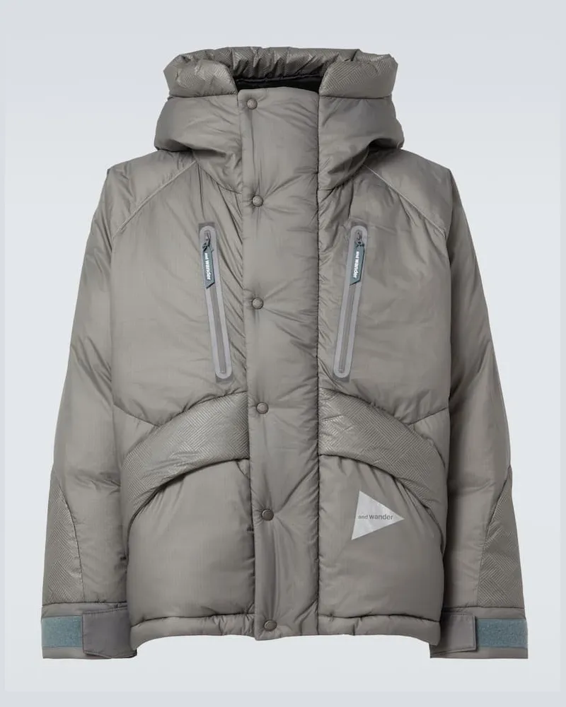 and wander Wattierte Jacke Grau
