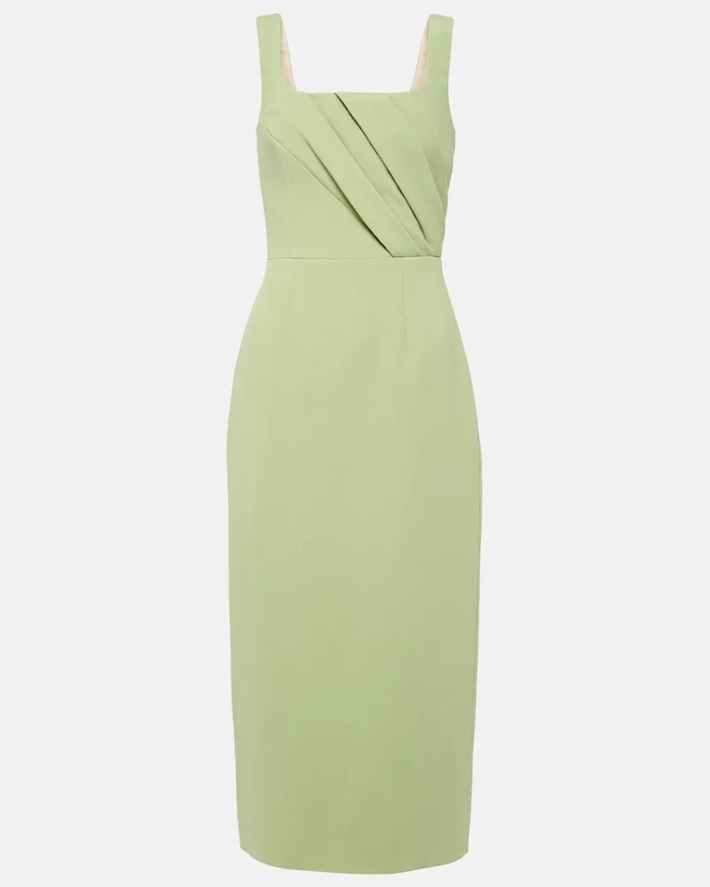 EMILIA WICKSTEAD Midikleid Arina aus Crêpe Grün