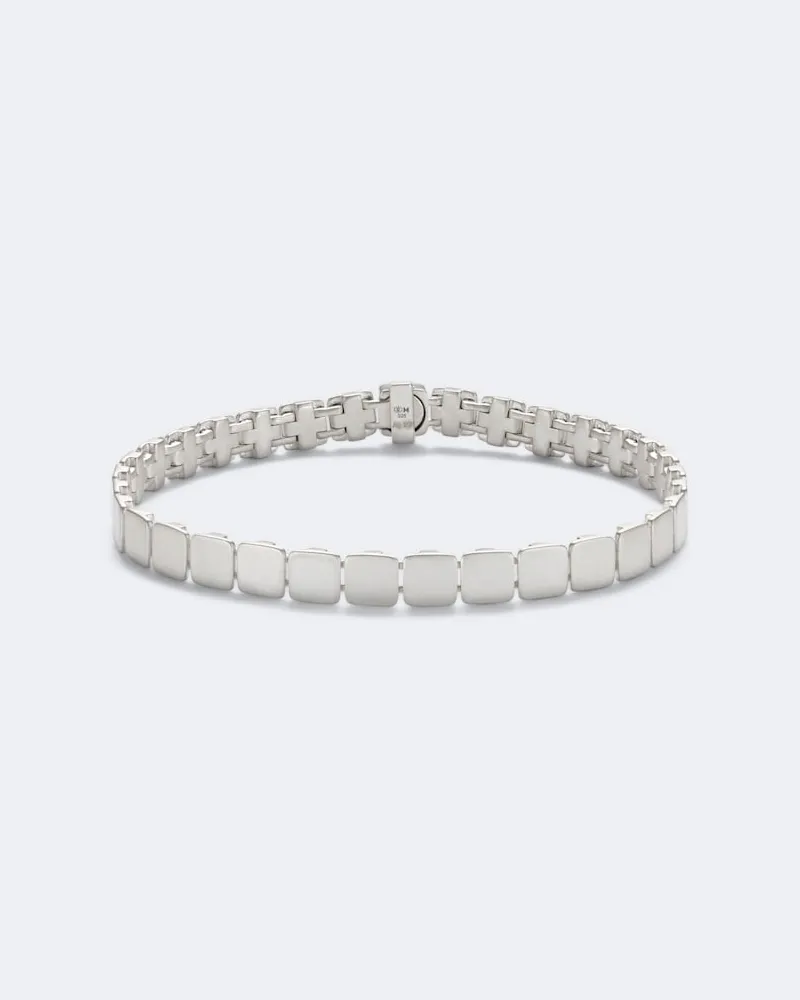 Ileana Makri Armband Tile Medium aus Sterlingsilber Silber