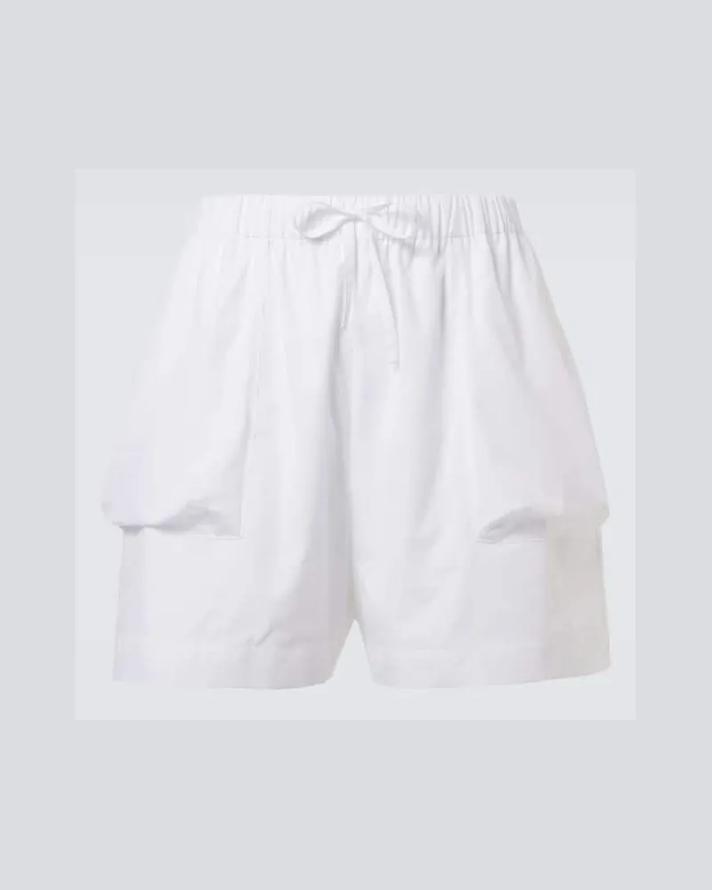 Simone Rocha Cargo-Shorts aus Baumwolle Weiß