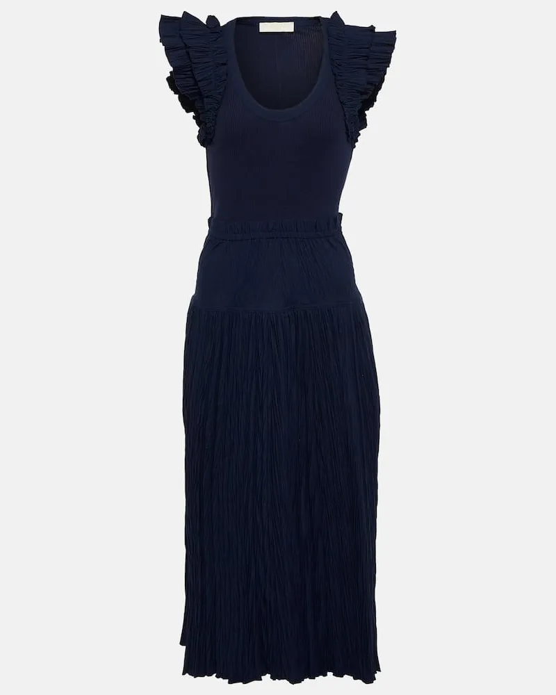 Ulla Johnson Midikleid Virginia Blau