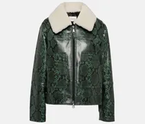 Lederjacke Urban Jungle mit Shearling