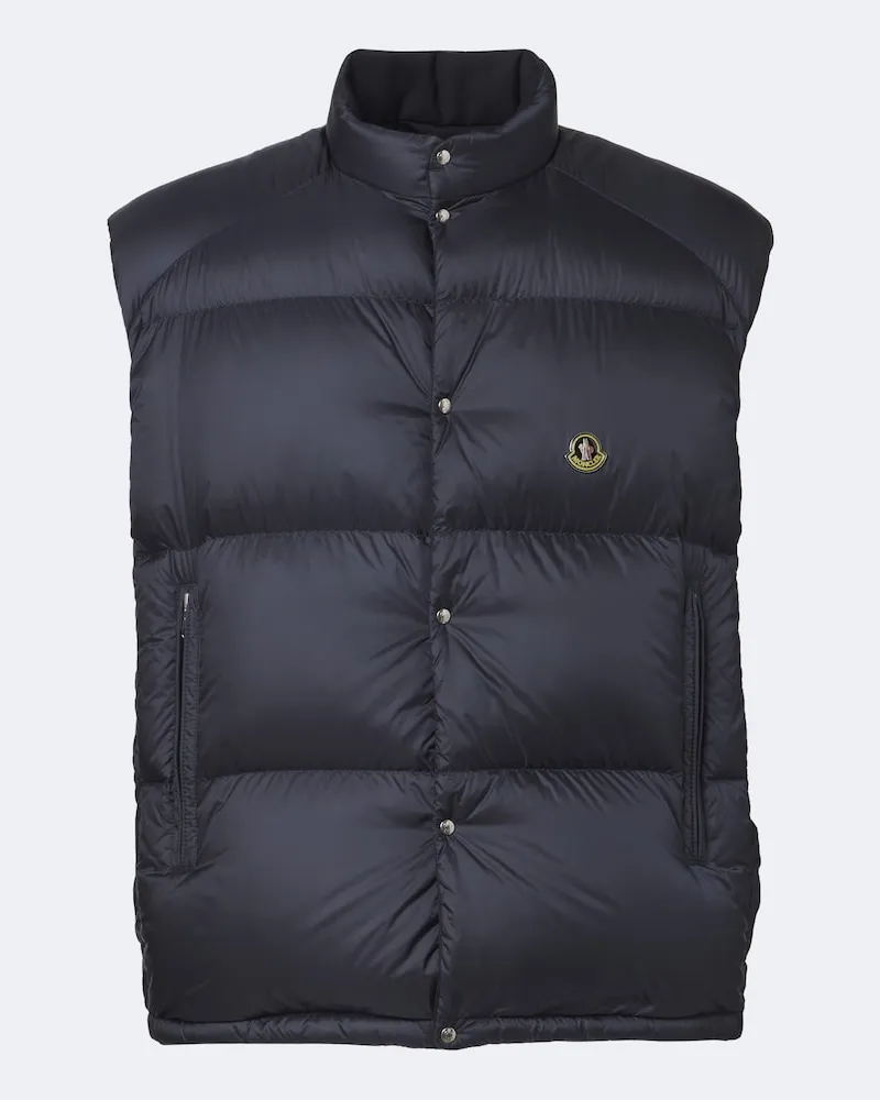 Moncler Wendbare Daunenweste Tibb Blau