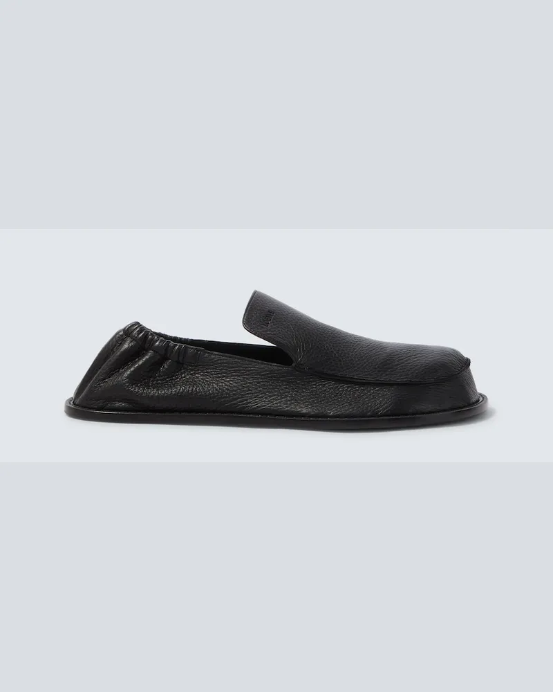 Loewe Loafers Flex aus Leder Schwarz