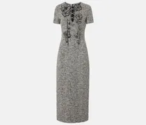 Midikleid aus Tweed