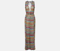 Jumpsuit Zigzag aus Häkelstrick