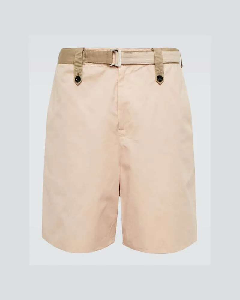 Sacai Shorts aus Baumwolle Rosa