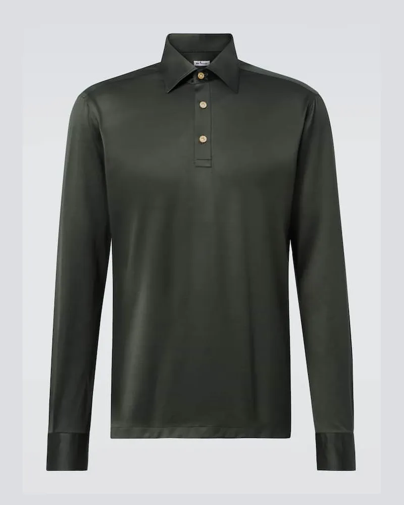Kiton Polohemd aus Baumwolle Grün