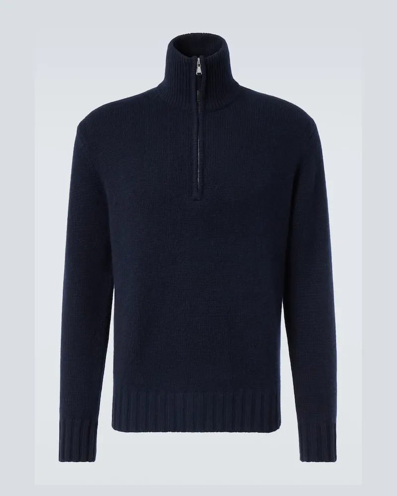 ALLUDE Pullover aus Kaschmir Blau