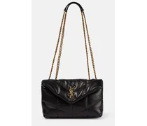 Schultertasche Puffer Toy aus Leder