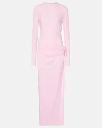 Magda Butrym Robe aus Jersey Pink