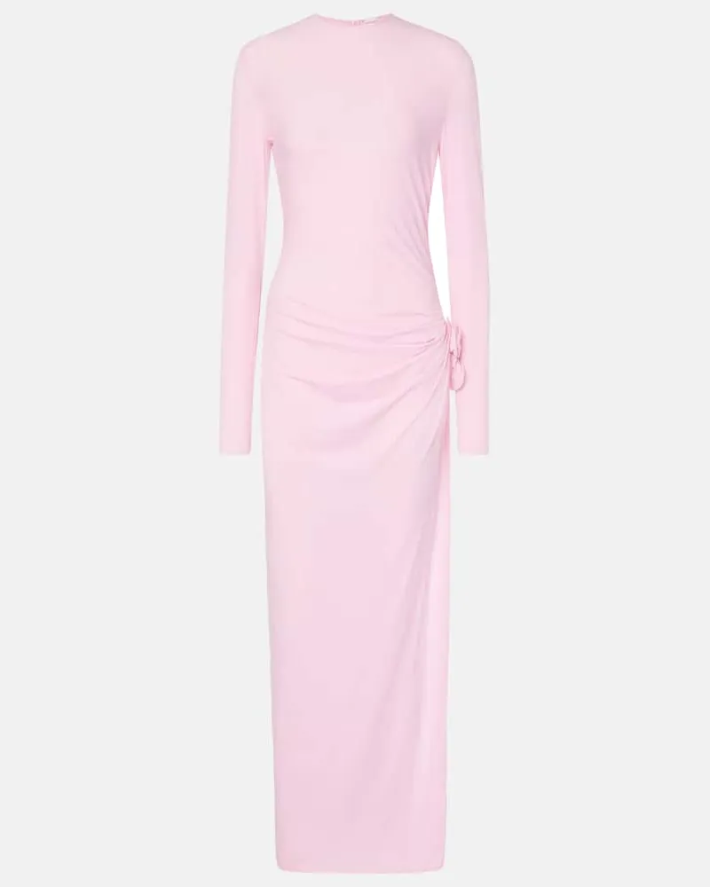 Magda Butrym Robe aus Jersey Pink