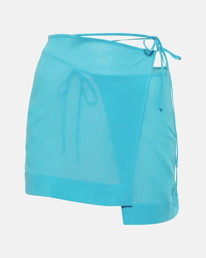 Nensi Dojaka Minirock aus Baumwolle Blau