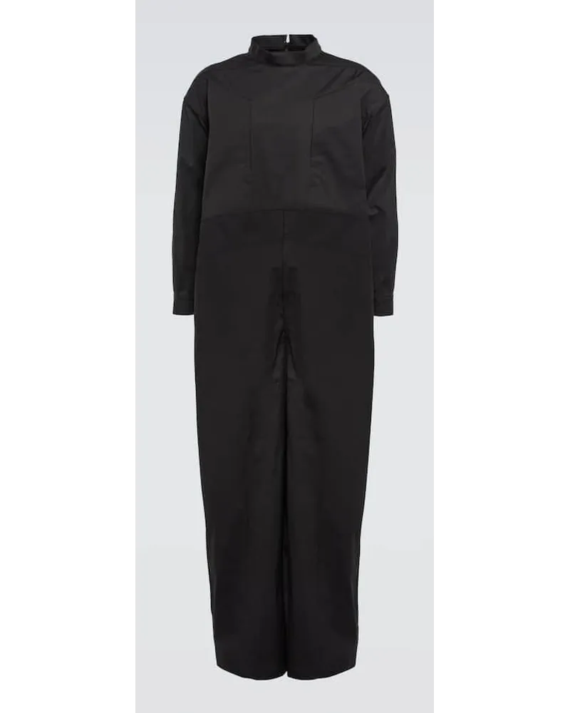 Rick Owens Jumpsuit Tommy aus einem Baumwollgemisch Schwarz