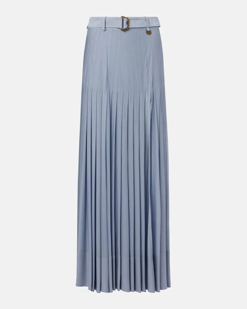 Burberry Maxirock Blau