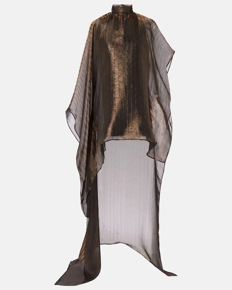 Taller Marmo Kaftan Dallas aus Organza Braun