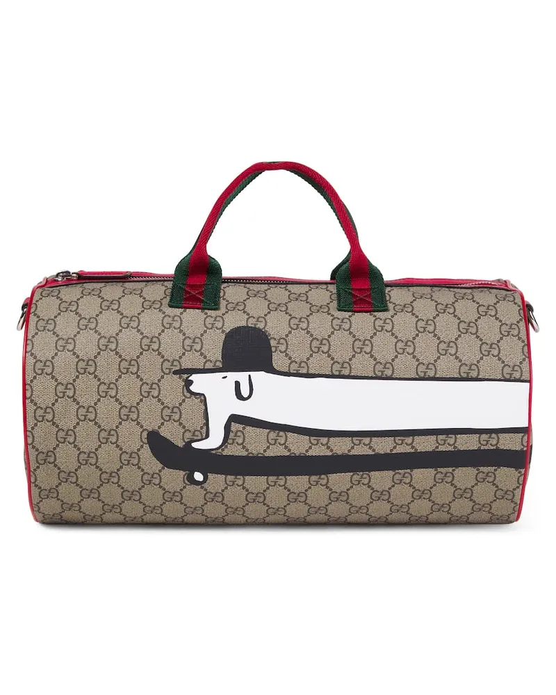 Gucci X Euan Roberts Tasche GG aus Canvas Beige