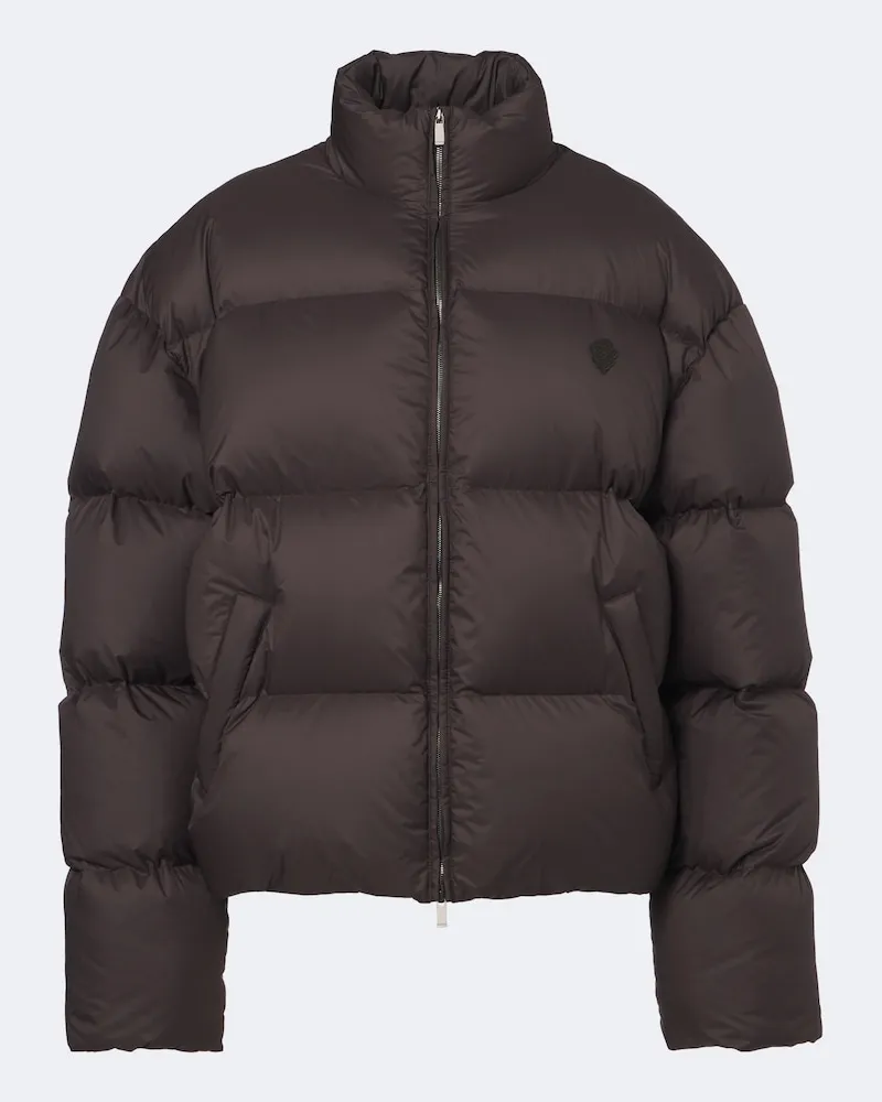 Gucci Wattierte Daunenjacke Braun