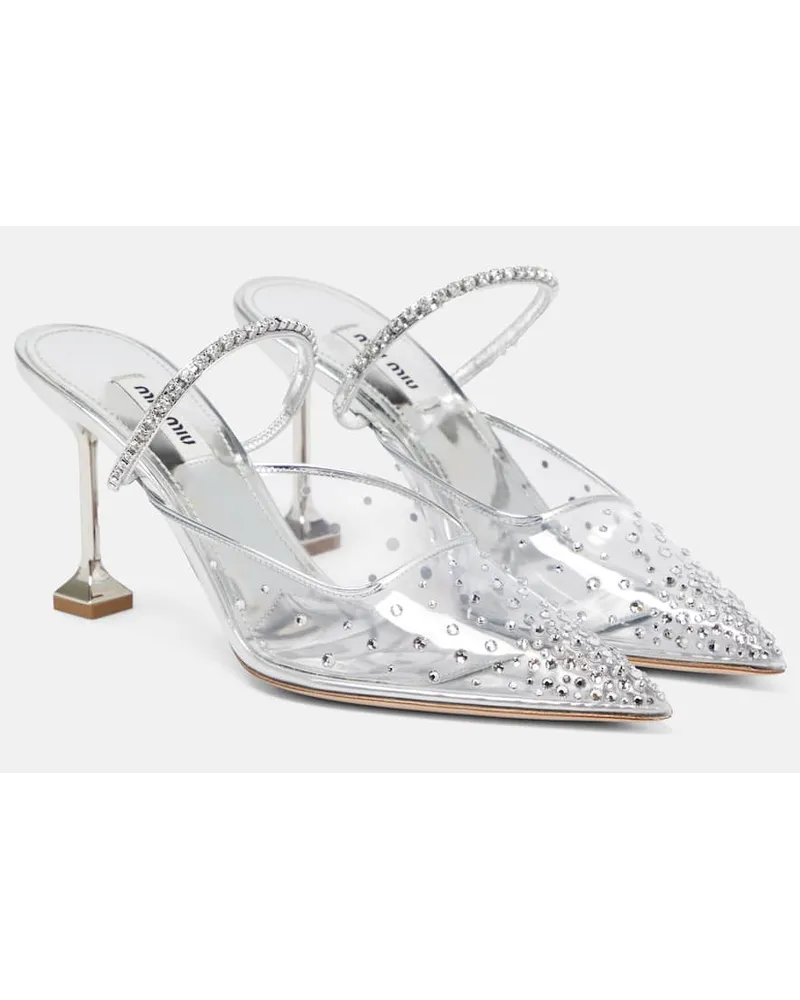 Miu Miu Verzierte Mules Multicolor