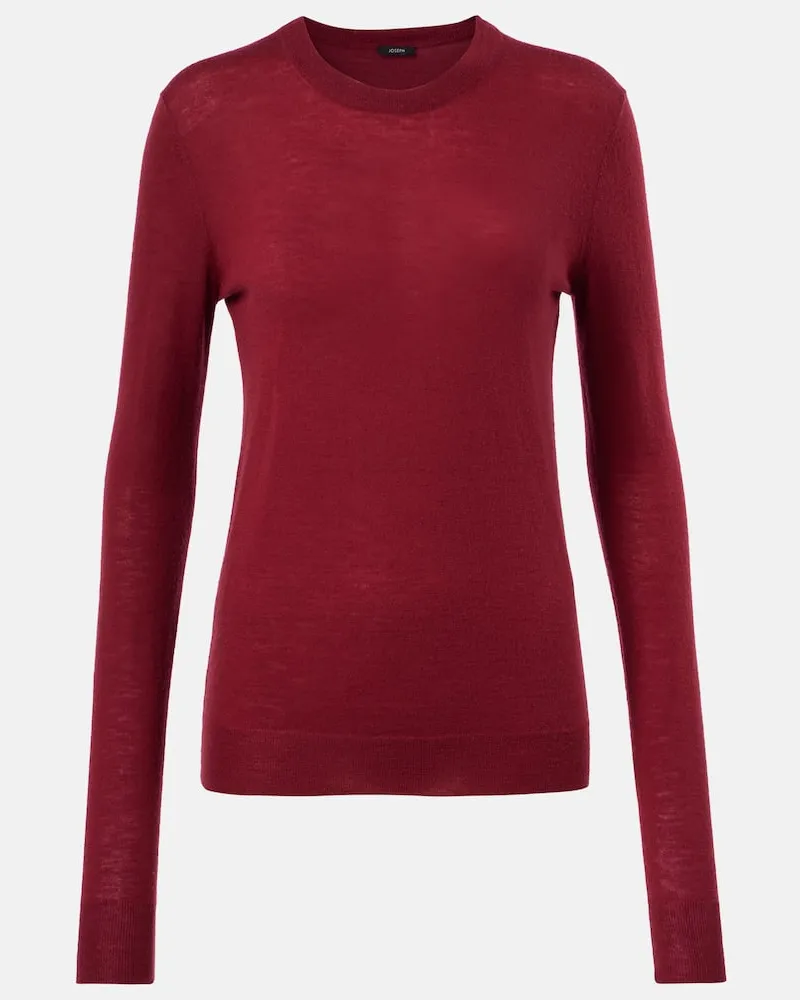 Joseph Pullover Cashair aus Kaschmir Rot