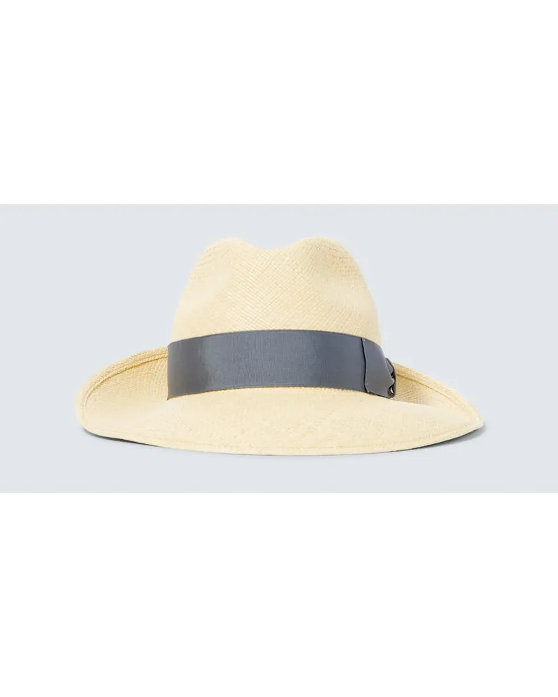 Borsalino Hut Amedeo aus Stroh Beige