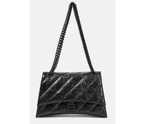 Schultertasche Crush Medium aus Leder