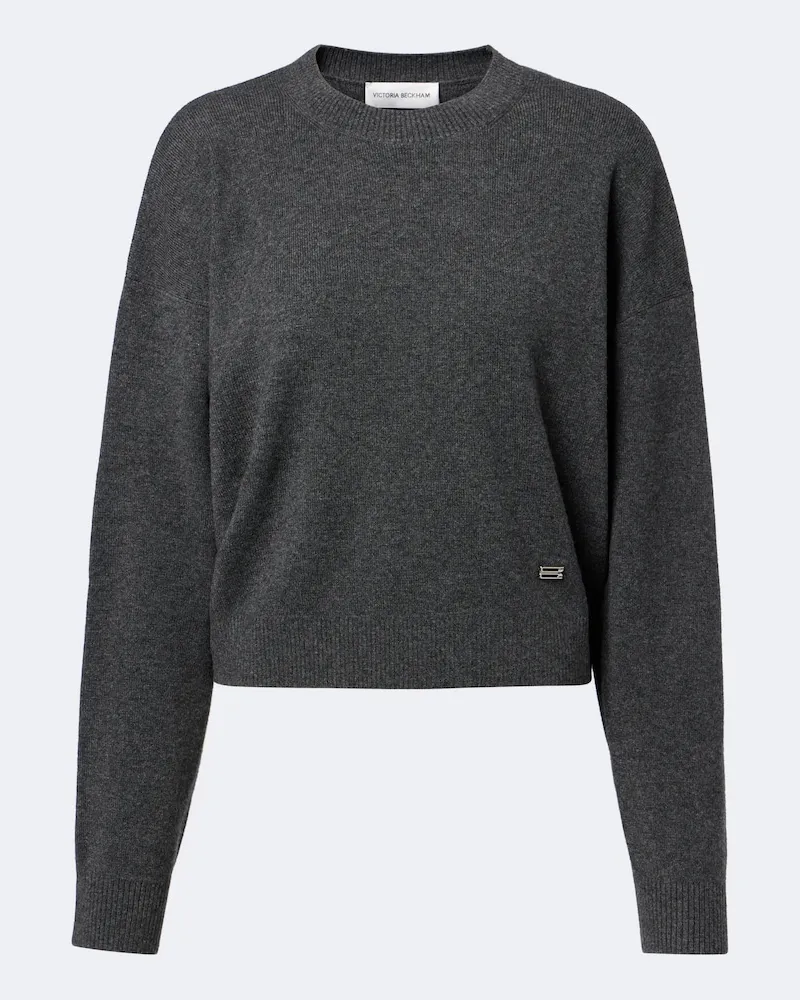 Victoria Beckham Pullover aus Wolle und Kaschmir Grau