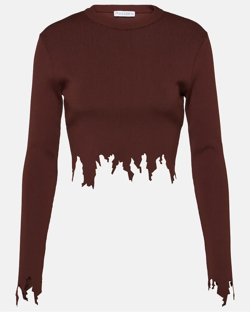 J.W.Anderson Cropped-Top Braun