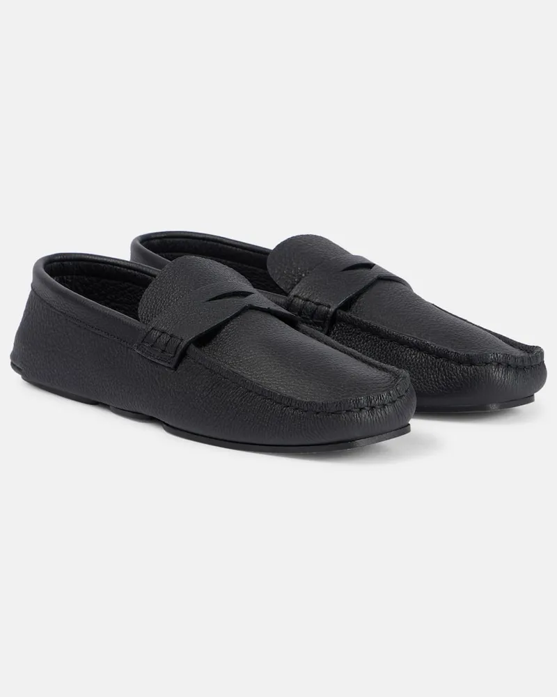 KHAITE Loafers Billy aus Leder Schwarz