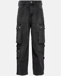 Isabel Marant Cargohose Elore aus Denim Schwarz