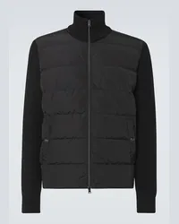 Herno Daunenjacke mit Wolle Schwarz