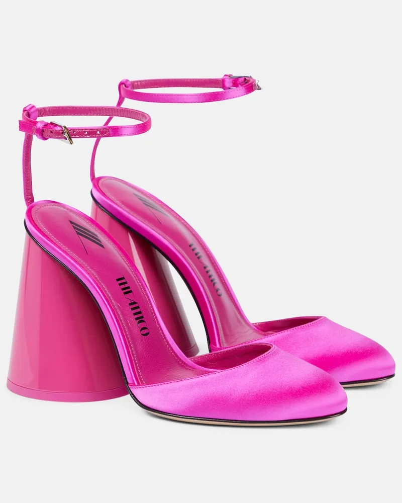 ATTICO Pumps Luz aus Satin Rosa
