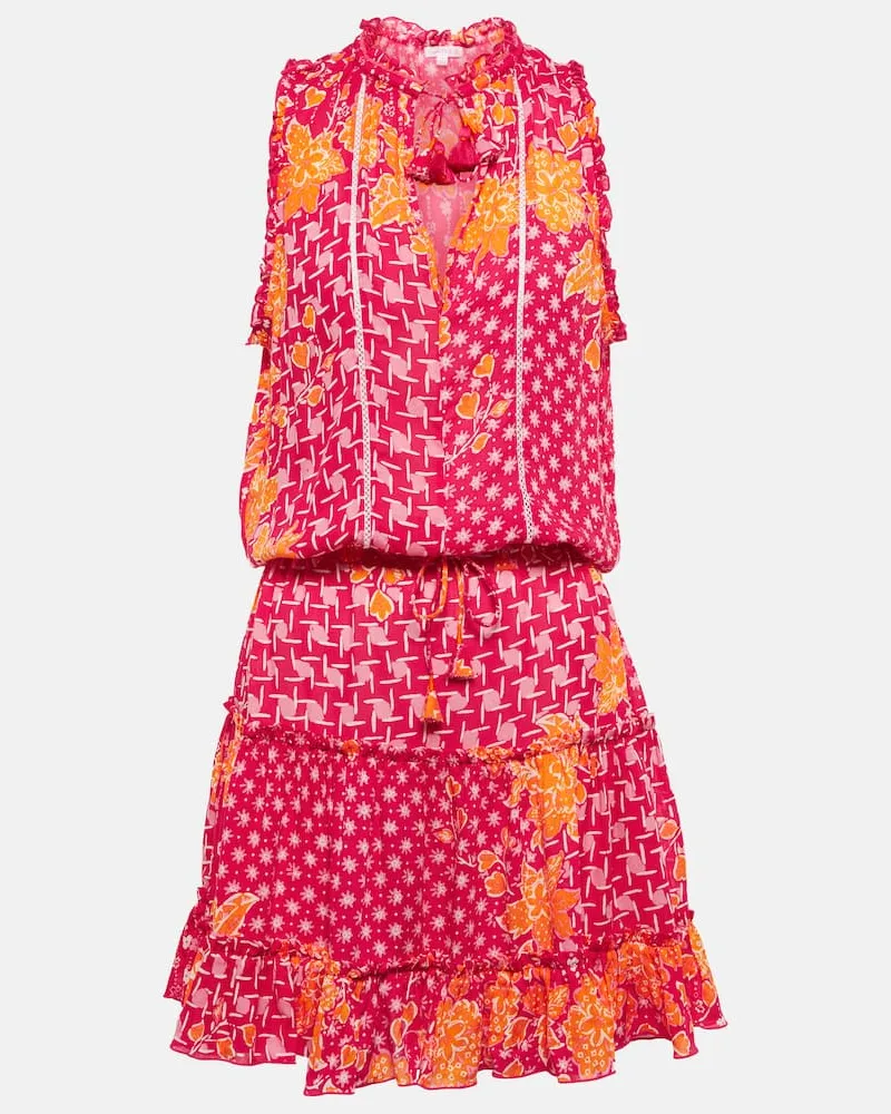 Poupette St Barth Minikleid Clara Rosa