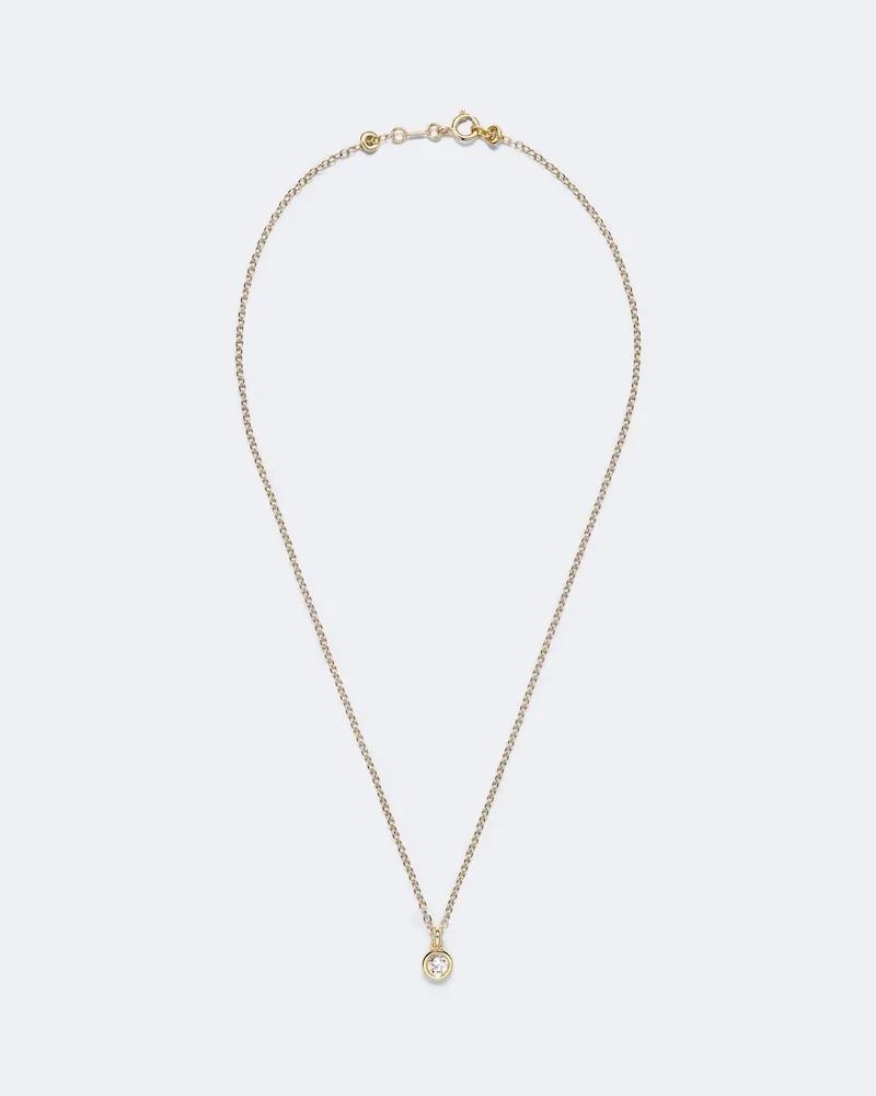 Spinelli Kilcollin Halskette Gravity aus 18kt Gelb-, Rosé-, Weißgold und Sterlingsilber und Diamanten Multicolor