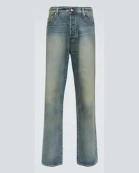 Kenzo Straight Jeans Asagao Blau