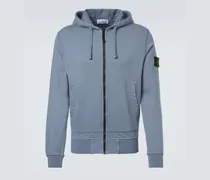 Kapuzenjacke aus Baumwoll-Jersey