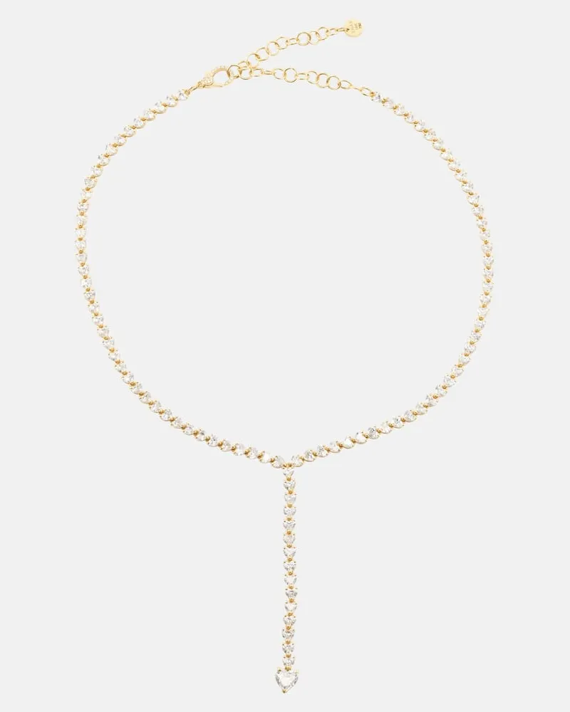 SHAY Halskette Heart aus 18kt Gelbgold mit Diamanten Gold