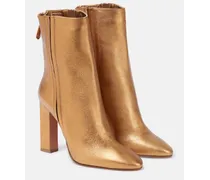 Ankle Boots Joplin 105 aus Metallic-Leder