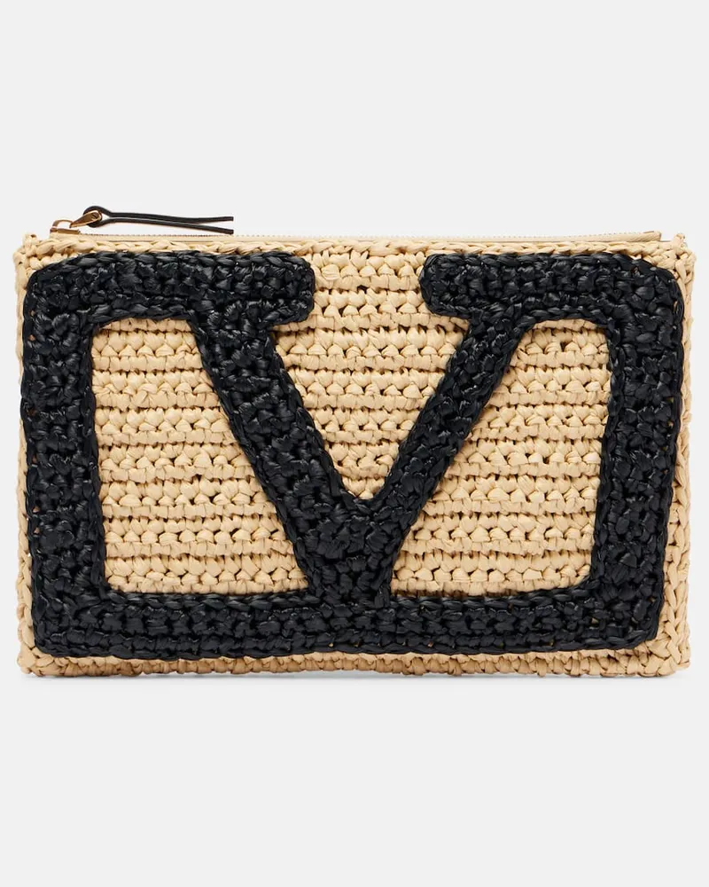 Valentino Garavani Clutch Viva Superstar Beige