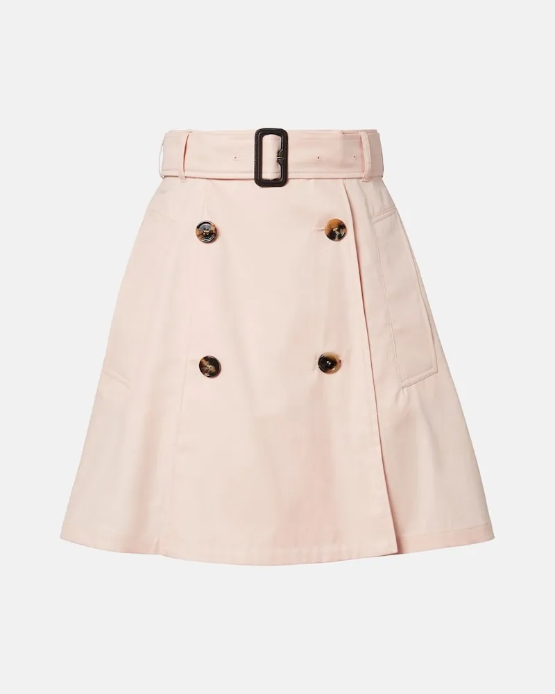 Burberry Minirock Jasselyn aus Baumwolle Rosa
