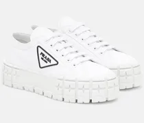 Sneakers Wheel aus Gabardine