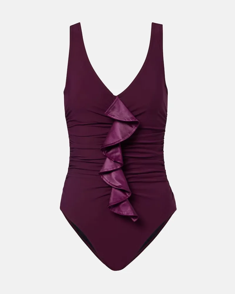 Karla Colletto Badeanzug Emery Burgund