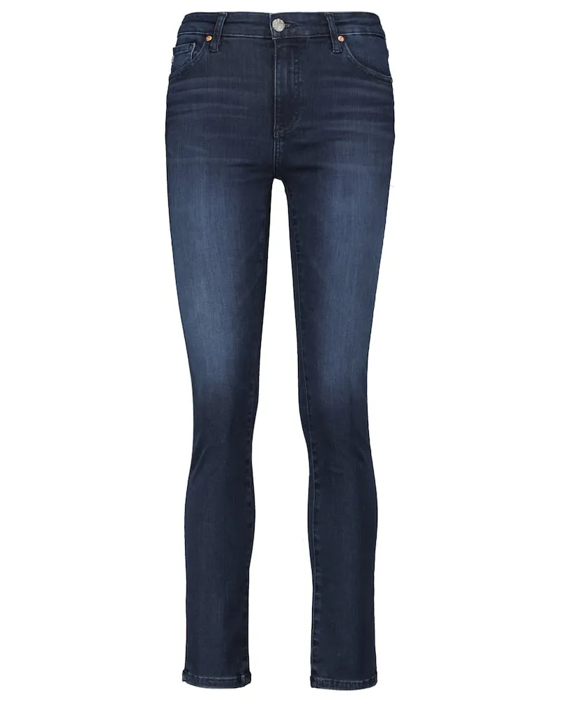 Adriano Goldschmied High-Rise Slim Jeans Mari Blau