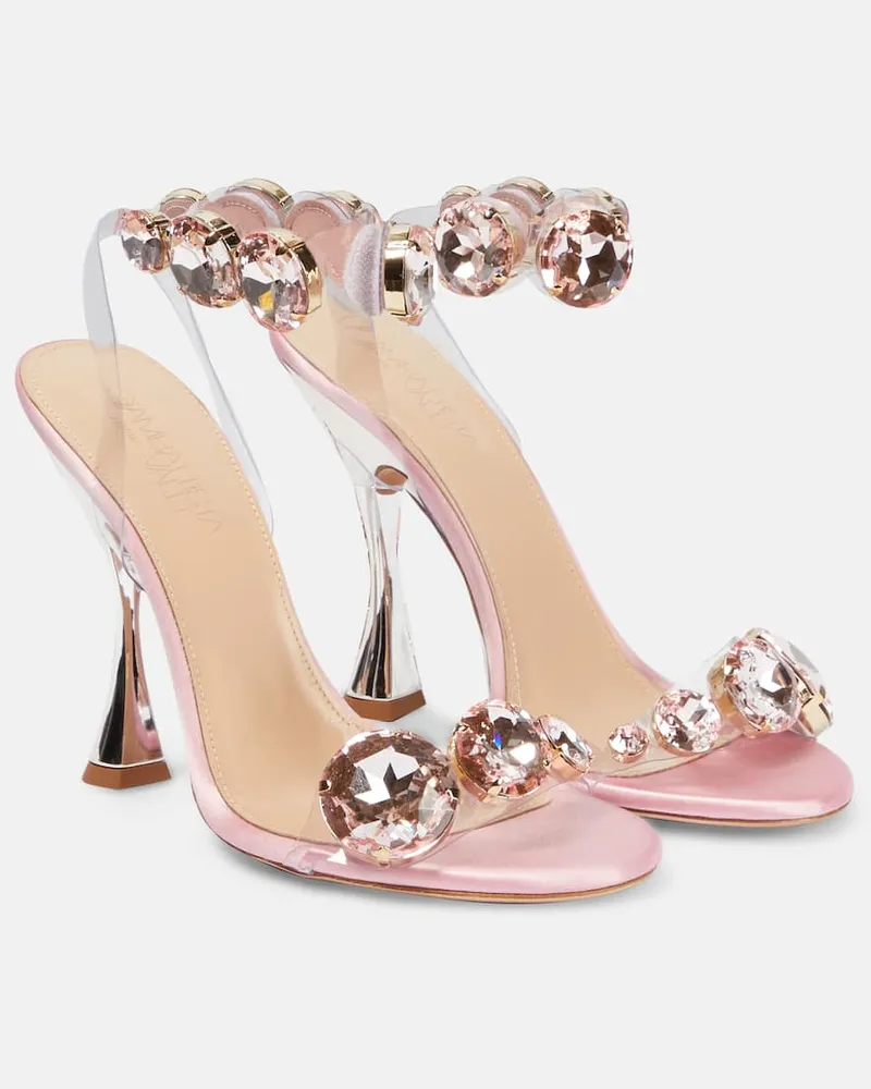 Giambattista Valli Verzierte Sandalen Rosa