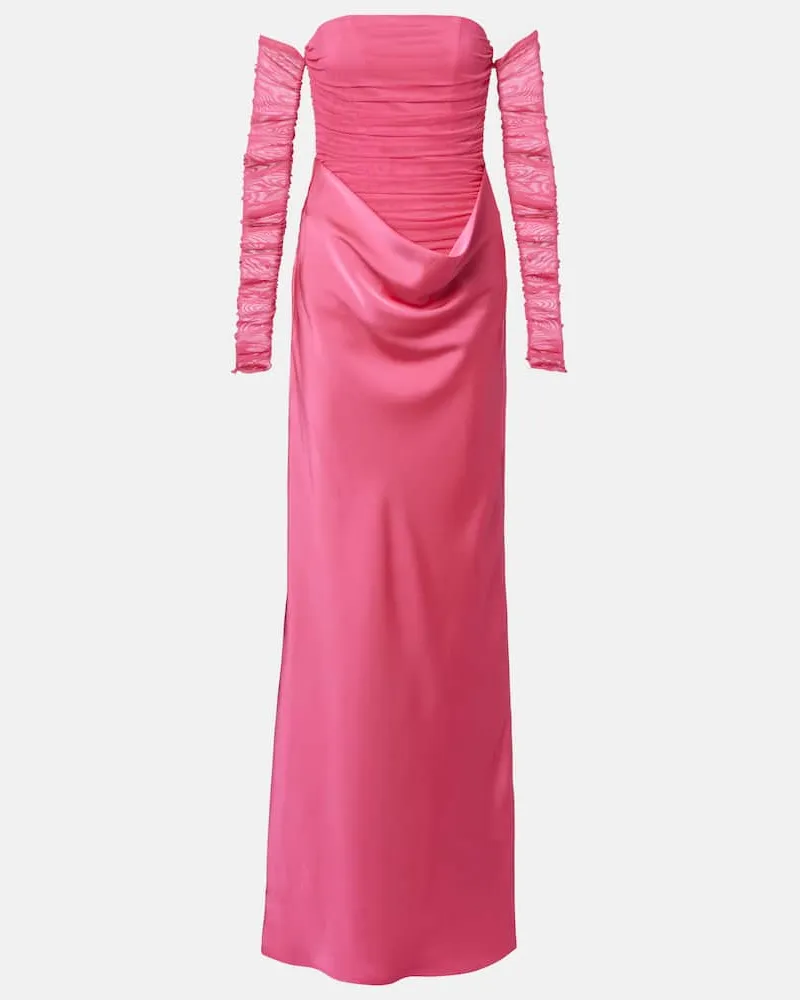 ROTATE Birger Christensen Robe Pink