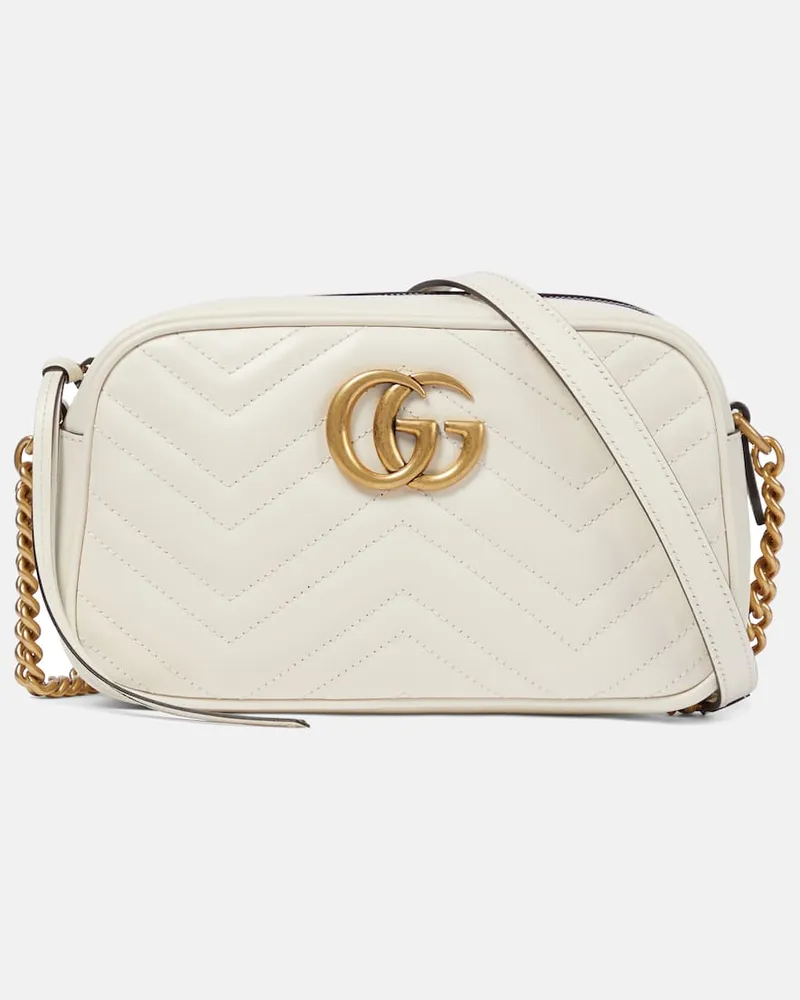Gucci Schultertasche GG Marmont Small Weiß