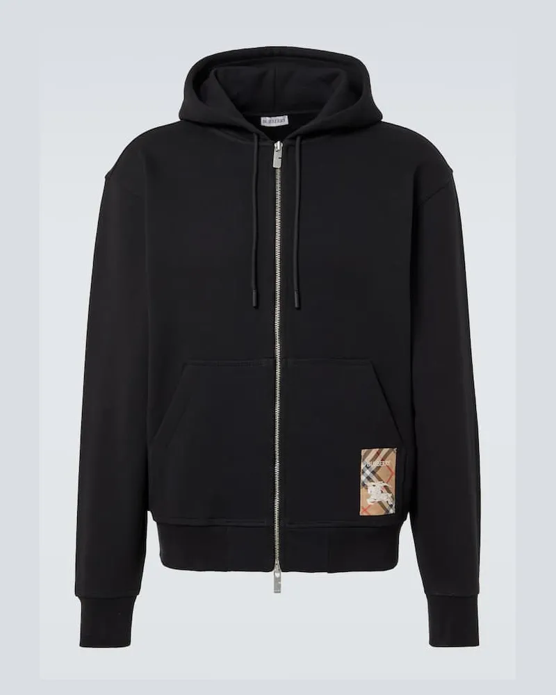 Burberry Kapuzenjacke EKD aus Baumwolle Schwarz